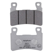 PLAQUETTE DE FREIN NISSIN POUR DUCATI 944 ST2 1997>2001 AR / HONDA 600 CBR F 1999>2007 AV, 900 CBR RR FIREBLADE 1998>2003 AV / KAWASAKI 636 ZX-6R NINJA 2013> AV (A0410) (SEMI METAL) -ECE R90- 4044079100755