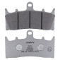 PLAQUETTE DE FREIN NISSIN POUR KAWASAKI 600 ZX-6R NINJA 1998>2002 AV, 750 ZX-7R NINJA 1996>2003 AV / SUZUKI 1300 GSX-R HAYABUSA 1999>2007 AV (2P-248NS) (SEMI METAL) 4044079100779
