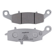 PLAQUETTE DE FREIN NISSIN POUR KAWASAKI 650 ER-6N 2006>, 650 VERSYS 2007>, 1100 ZEPHIR 1997>, VN 1500 AV / SUZUKI GSX 600 F, 650 V-STROM AV (2P-260NS) (SEMI METAL) 4044079100823