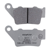 PLAQUETTE DE FREIN NISSIN POUR APRILIA 750 SHIVER 2007>2018 AR / BMW 650 FGS 1999>2012, 1000 S RR 2009>2018 AR / YAMAHA 660 XT X 2004> AR / KTM 890 DUKE R 2020> AR (2P-275NS) (SEMI METAL) 4044079100908