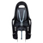 PORTE BEBE/SIEGE ENFANT ARRIERE POLISPORT A FIXER SUR PORTE BAGAGE FIXATION ETAU GROOVY NOIR COUSSIN GRIS (9 A 22Kgs) HOMOLOGUE EN 14344 5604415163463
