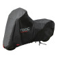 HOUSSE/BACHE DE PROTECTION MOTO TAAC PLUS HYDROSCUD POLYESTER ETANCHE/WATERPROOF 2000mm TAILLE L NOIR (219x90x127cm) (SANGLE ANTI-FLOTTEMENT/OEILLET ANTIVOL/SAC DE RANGEMENT) 8026492188233