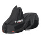HOUSSE/BACHE DE PROTECTION MOTO TAAC PLUS HYDROSCUD POLYESTER ETANCHE/WATERPROOF 2000mm TAILLE S NOIR (204x90x163cm) (SANGLE ANTI-FLOTTEMENT/OEILLET ANTIVOL) 8026492188219