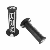 REVETEMENT POIGNEE KRM PRO RIDE SCOOT/50 A BOITE NOIR/BLANC - CLOSED END (PAIRE) 3760382284944