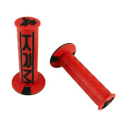REVETEMENT POIGNEE KRM PRO RIDE SCOOT/50 A BOITE ROUGE/NOIR - CLOSED END (PAIRE) 3760382284999