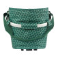 PANIER ARRIERE TOILE BASIL FLAIR 22L VERT AVEC ANSE FIXATION CLIP AUTOMATIQUE SUR PORTE BAGAGE SYSTEME MIK - Commander 157030 - (SI PAS FOURNI SUR LE VELO, Ajouter 155681) 8715019113468