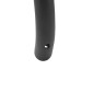 CINTRE ROUTE ITM CH1R CARBONE MAT L 42 EXTERIEUR (AXE-AXE 40cm) AVEC POTENCE INTEGREE L 100mm D 28.6mm POUR PASSAGE CABLE INTERNE 4710601211687