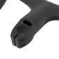 CINTRE ROUTE ITM CH1R CARBONE MAT L 44 EXTERIEUR (AXE-AXE 42cm) AVEC POTENCE INTEGREE L 110mm D 28.6mm POUR PASSAGE CABLE INTERNE 4710601211731
