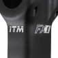 POTENCE ROUTE/VTT ITM FX1 NOIR 31,8 ANGLE 0° L80mm POUR PASSAGE CABLE INTERNE 4710601212189