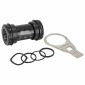CUVETTE INTEGRE BOITIER VTT/ROUTE A EMBOITER/PF30 BLACKBEARING ROULEMENT CERAMIQUE BOITE DE 68/73 DIAM 46 POUR AXE 30mm (COMPATIBLE SHIMANO, SRAM, TRUVATIV, ROTOR, FSA) -CLE MONTAGE INCLUSE- 3760290190375