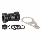 CUVETTE INTEGRE BOITIER VTT/ROUTE A EMBOITER/PF30 386 EVO BLACKBEARING ROULEMENT CERAMIQUE BOITE DE 68/92 DIAM 46 POUR AXE 24 ET 24/22mm (ADAPTATEUR GXP) (COMPATIBLE SRAM) - CLE MONTAGE INCLUSE- 3760290190382