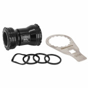 CUVETTE INTEGRE BOITIER VTT/ROUTE A EMBOITER/PF30 386 EVO BLACKBEARING ROULEMENT CERAMIQUE BOITE DE 68/92 DIAM 46 POUR AXE 28.99mm (COMPATIBLE SRAM DUB) - CLE MONTAGE INCLUSE- 3760290195684