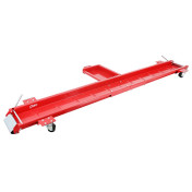 RANGE MOTO UNIVERSEL P2R GM ACIER ROUGE A ROULETTES (DIMENSION RAIL 200x20 cm) (CHARGE MAXI 565 kg) 3700948308660