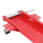 RANGE MOTO UNIVERSEL P2R GM ACIER ROUGE A ROULETTES (DIMENSION RAIL 200x20 cm) (CHARGE MAXI 565 kg) 3700948308660