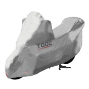 HOUSSE/BACHE DE PROTECTION MOTO TAAC START POLYESTER HYDROFUGE TAILLE M GRIS (204x90x163cm) (SANGLE ANTI-FLOTTEMENT/OEILLET ANTIVOL/DOUBLURE) 8026492188288