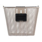 PANIER AVANT ACIER NID ABEILLE BASIL BILBAO BEIGE AMOVIBLE AVEC POIGNEE (22x26x28 cm) -VENDU AVEC ADAPTATEUR KLICK FIX 8715019102387