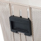 PANIER AVANT ACIER NID ABEILLE BASIL BILBAO BEIGE AMOVIBLE AVEC POIGNEE (22x26x28 cm) -VENDU AVEC ADAPTATEUR KLICK FIX 8715019102387