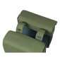 SACOCHE ARRIERE VELO DOUBLE BASIL GO VERT FONCE 32L FIXATION HOOKS ON POUR PORTE BAGAGE 8715019184697