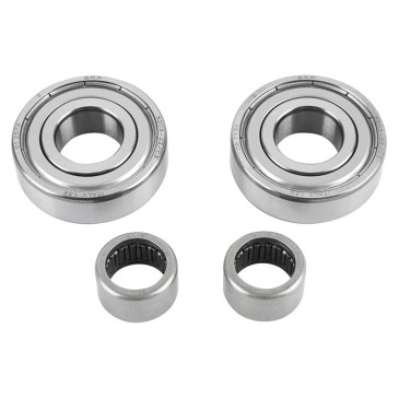 ROULEMENT BOITE DE VITESSES + CAGE AIGUILLES 50 A BOITE SKF ADAPTABLE DERBI 50 SENDA (2x6203 C4 + 2 x HK1412 + 2 SPI 12x20x5 / 17x35x7) (TOUT EN SKF) -SELECTION P2R- 3700948306451