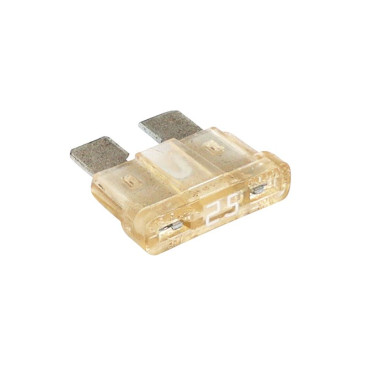 FUSIBLE PLAT ENFICHABLE STANDARD 25A ORIGINE PIAGGIO COMMUN A LA GAMME -291570-