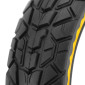 PNEU TROTTINETTE PLEIN 8.5 X 2.00 NOIR LISERET MULTICOLOR JAUNE, ROUGE, BLEU - LARGEUR INTERIEUR 34 mm 3700948300251