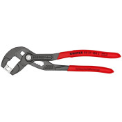 PINCE A COLLIER CLICK KNIPEX POUR COLLIER DURITE ESSENCE (OUVERTURE ET FERMETURE) 180mm GRIS ANTIROUILLE (85 51 180) -MADE IN GERMANY- 4003773081166