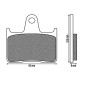 BRAKE PADS NEWFREN FOR SUZUKI 1000 GSX-R 2004>2006 Rear KAWASAKI ZX-7RR NINJA 1996>2002 Rear HONDA 750 VT C SHADOW 2010>2014 Rear (FD0272TS) (TOURING SINTERED) 8025832415022