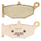 PLAQUETTE DE FREIN NEWFREN POUR SUZUKI 600 GSX-R 2006>2010 AR, 1300 GSX-R HAYABUSA 2008> AR, 400 GSR 2006> AR, 1050 DL V-STROM 2020> AR (L 89.2mm - H 39.3mm - P 9.7mm) (FD0402TS)(TOURING METAL FRITTE) 8025832415916