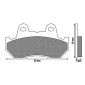 PLAQUETTE DE FREIN NEWFREN POUR HONDA 1100 CB R 1980>1983 AV/AR, 250 CN 1990>1994 AV, 750 VFR MAGNA 1988> AV, 400 CBX C 1983> AV (L 90mm - H 49mm - P 9mm) (FD0058BT) (TOURING ORGANIQUE) 8025832412977