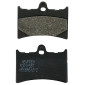 PLAQUETTE DE FREIN NEWFREN POUR APRILIA 125 AF1 EUROPA 1990>1992 AV, 125 RS 1992>2005 AV / KTM 125 EXC 1987> AV-AR, 250 MX AV/AR (L 67.5mm - H 51mm - P 7mm) (FD0115BT) (TOURING ORGANIQUE) 8025832413509