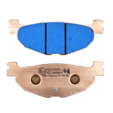 BRAKE PADS NEWFREN FOR YAMAHA 400 MAJESTY 2004>2011 Rear 500 TMAX 2004>2011 Rear (FD0378SE) (SCOOTER ELITE SINTERED) 8025832415701
