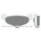 BRAKE PADS NEWFREN FOR YAMAHA 400 MAJESTY 2004>2011 Rear 500 TMAX 2004>2011 Rear (FD0378SE) (SCOOTER ELITE SINTERED) 8025832415701