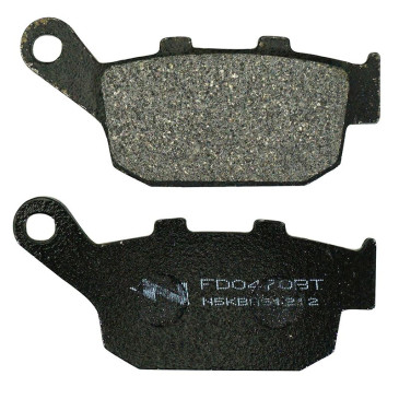 BRAKE PADS NEWFREN FOR HONDA 500 CB F 2013> Rear CMX REBEL 2017> Rear 650 CBR R 2019> Rear KAWASAKI 900 Z 2017> Rear SUZUKI 650 SFV GLADIUS 2009>2016 Rear (FD0470BT) (TOURING ORGANIC) 8025832416401