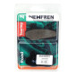 BRAKE PADS NEWFREN FOR HYOSUNG 125 COMET 2002> FRONT FOR : 125 GV AQUILA 2000>2004 , 650 GV AQUILA 2005>2007 , 600 COMET 2003 // REAR FOR : KEEWAY 50 RY8 2010>2016 (FD0075BT) (TOURING ORGANIC) 8025832413141
