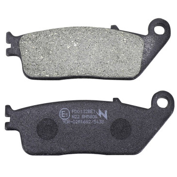 PLAQUETTE DE FREIN NEWFREN POUR KAWASAKI 750 Z 2007>2011, 800 Z 2015>2016 AV/TRIUMPH 675 STREET TRIPLE 2008>2017AV/HONDA 125 FORZA 2015> AV (L 39mm - H 102mm - P 8.3mm) (FD0132BE) (ELITE ORGANIQUE) 8025832413677