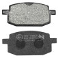 BRAKE PADS SET (2 pads) - NEWFREN FOR PEUGEOT 50 V-CLIC Front / PGO 50 BIG MAX 1994>2002 Front / MBK 100 BOOSTER 1999>2001 Front / YAMAHA 100 BWS 1999>2001 Front (FD0175BE) (SCOOTER ACTIVE ORGANIC) 8025832413974