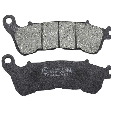 PLAQUETTE DE FREIN NEWFREN POUR HONDA 300 SH I 2006>2014 AV, 600 CB F HORNET 2007> AV, 600 CBR F 2011>2013 AV, 600 SW-T 2011>2018 AV, 1000 XLV VARADERO 2004>2011 AV (FD0385BT) (TOURING ORGANIQUE) 8025832419488