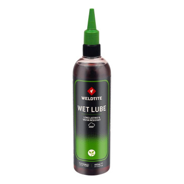 LUBRIFIANT VELO CHAINE WELDTITE TF2 WET LUBE CONDITIONS HUMIDES (400ml) 5013863030737