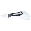 LEFT LATERAL FAIRING "PIAGGIO GENUINE PART" MOTO-GUZZI 1200 GRISO 2009>2013 DIAMOND WHITE -97840500BM-