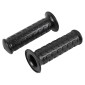 REVETEMENT POIGNEE ADAPTABLE CYCLO NOIR DIAM 22/24mm LONGUEUR 115mm (PAIRE) -SELECTION P2R- 3700948304655