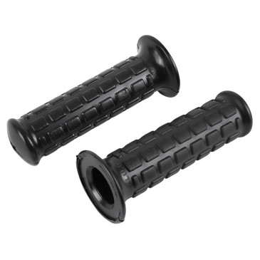 REVETEMENT POIGNEE ADAPTABLE CYCLO NOIR DIAM 22/24mm LONGUEUR 115mm (PAIRE) -SELECTION P2R- 3700948304655
