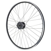 ROUE VTC 700 x 35 - 28" ER20 ARRIERE NOIR DOUBLE PAROI MOYEU NEXUS 7V 36 RAYONS INOX 3700948295724