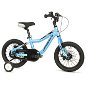 VELO MUSCULAIRE ENFANT 14 POUCES LEADER FOX FOX 2025 BLEU CLAIR MONOVITESSE CADRE ALU (TAILLE ENFANT JUSQU'A 105cm) -MECANIQUE A DISQUE- 8592826100757