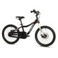 VELO MUSCULAIRE ENFANT 18 POUCES LEADER FOX FOX 2025 NOIR MONOVITESSE CADRE ALU (TAILLE ENFANT 115 à 125 cm) -MECANIQUE A DISQUE- 8592826102577
