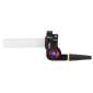 POIGNEE DE GAZ 50 A BOITE REPLAY TIRAGE RAPIDE ALU NOIR/ROUGE 3700948242292