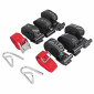 PORTE VELO DE COFFRE MOTTEZ ATHENA HIGH 3 SANGLES REHAUSSE POUR 3 VELOS - FABRICATION FRANCAISE HOMOLOGUE CE - CHARGE MAXI 45KGS (PRODUIT 100% MONTE HAUT DE GAMME) 3234640002255
