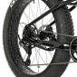 VELO ELECTRIQUE/VAE VTT FAT BIKE 26 LEADER FOX BRAGA MIXTE NOIR 9V MOTEUR CENTRAL BAFANG M510 36V 95Nm BATTERIE 23,2Ah (18'' - H45,7cm - TAILLE M - POUR ADULTE DE 168cm à 178cm) 8592826041586