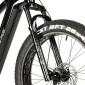 VELO ELECTRIQUE/VAE VTT FAT BIKE 26 LEADER FOX BRAGA MIXTE NOIR 9V MOTEUR CENTRAL BAFANG M510 36V 95Nm BATTERIE 23,2Ah (20'' - H50,8cm - TAILLE L - POUR ADULTE DE 178cm à 185cm) 8592826041593