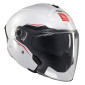 CASQUE JET MT SV S COSMO A0 DOUBLE ECRANS BLANC BRILLANT M (ECE 22.06) 8434639215603