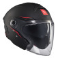 CASQUE JET MT VIALE SV S COSMO A0 DOUBLE ECRANS NOIR MAT M (ECE 22.06) 8434639215528
